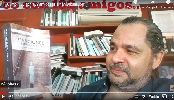 Hernán Urbina Joiro Cumplir 55 con mi poesía escogida