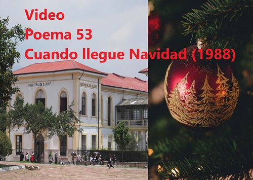 Urbina Joiro Poema 53 Cuando llegue Navidad 1988
